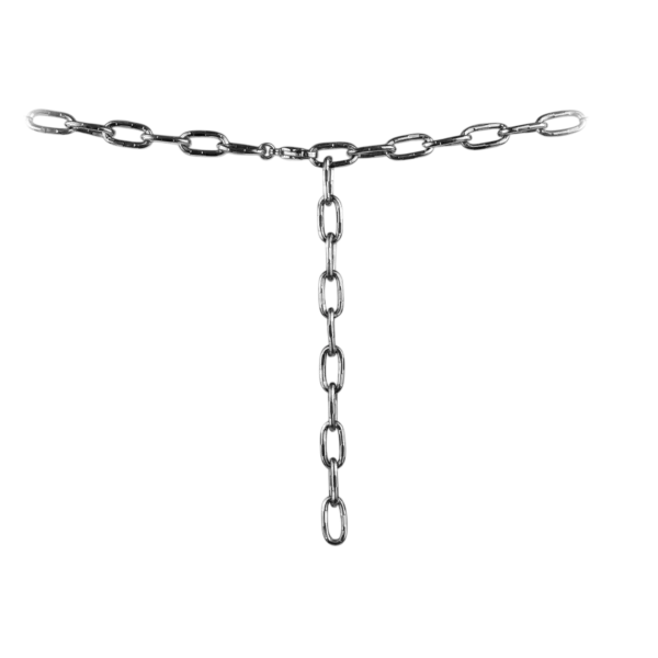 Chaine de corps argenté gros maillons