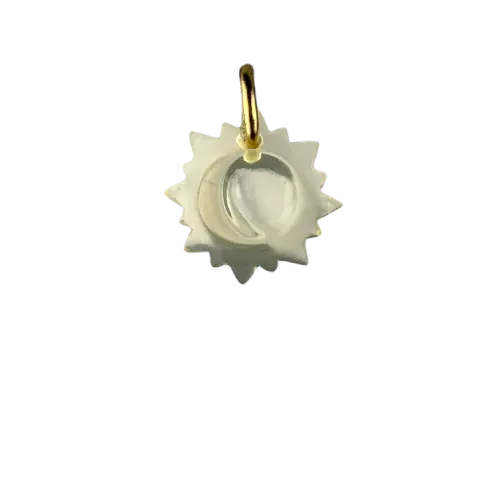 Soleil jaune transparent