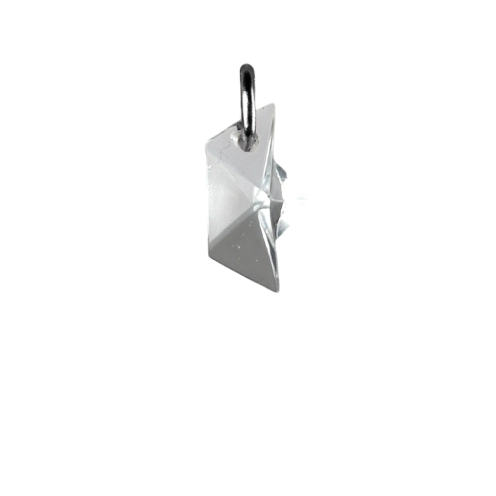 Bateau transparent boucle argentée