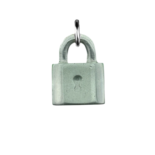 Cadenas Vert boucle argentée