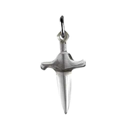 Charm dague noire fumée