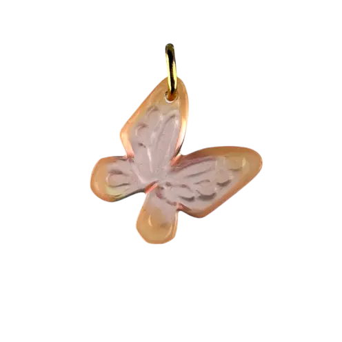 Papillon dégradé rose et orange