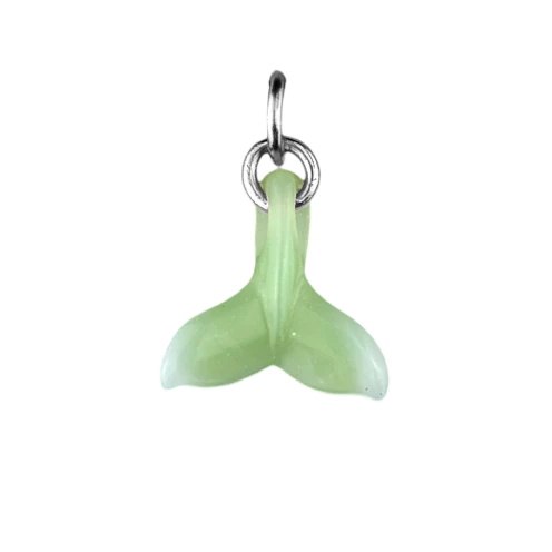 Charm queue de baleine verte