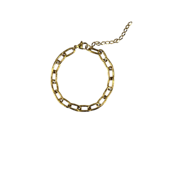 Bracelet doré gros maillons