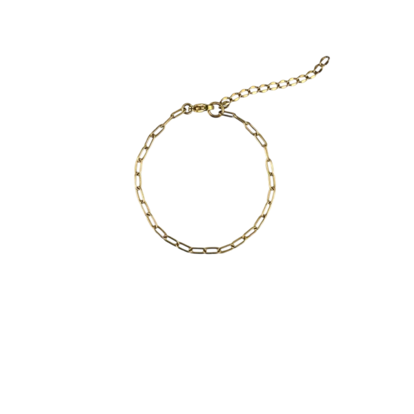 Bracelet doré maillon moyen