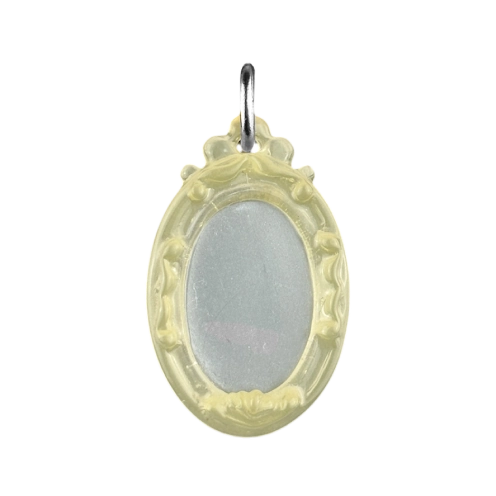 Charm miroir jaune et miroir chromé