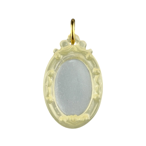 Charm miroir jaune et miroir chromé