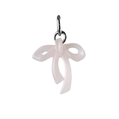 Charm noeud rose