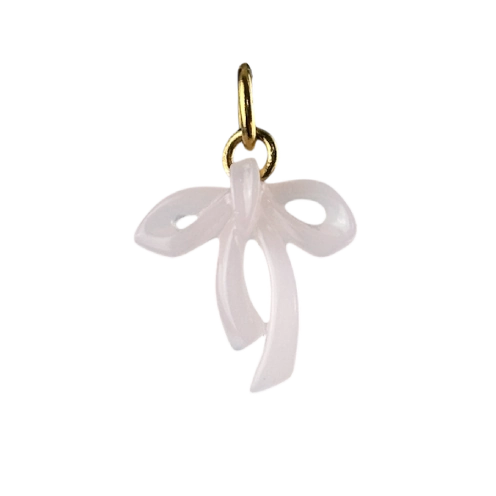 Charm noeud rose