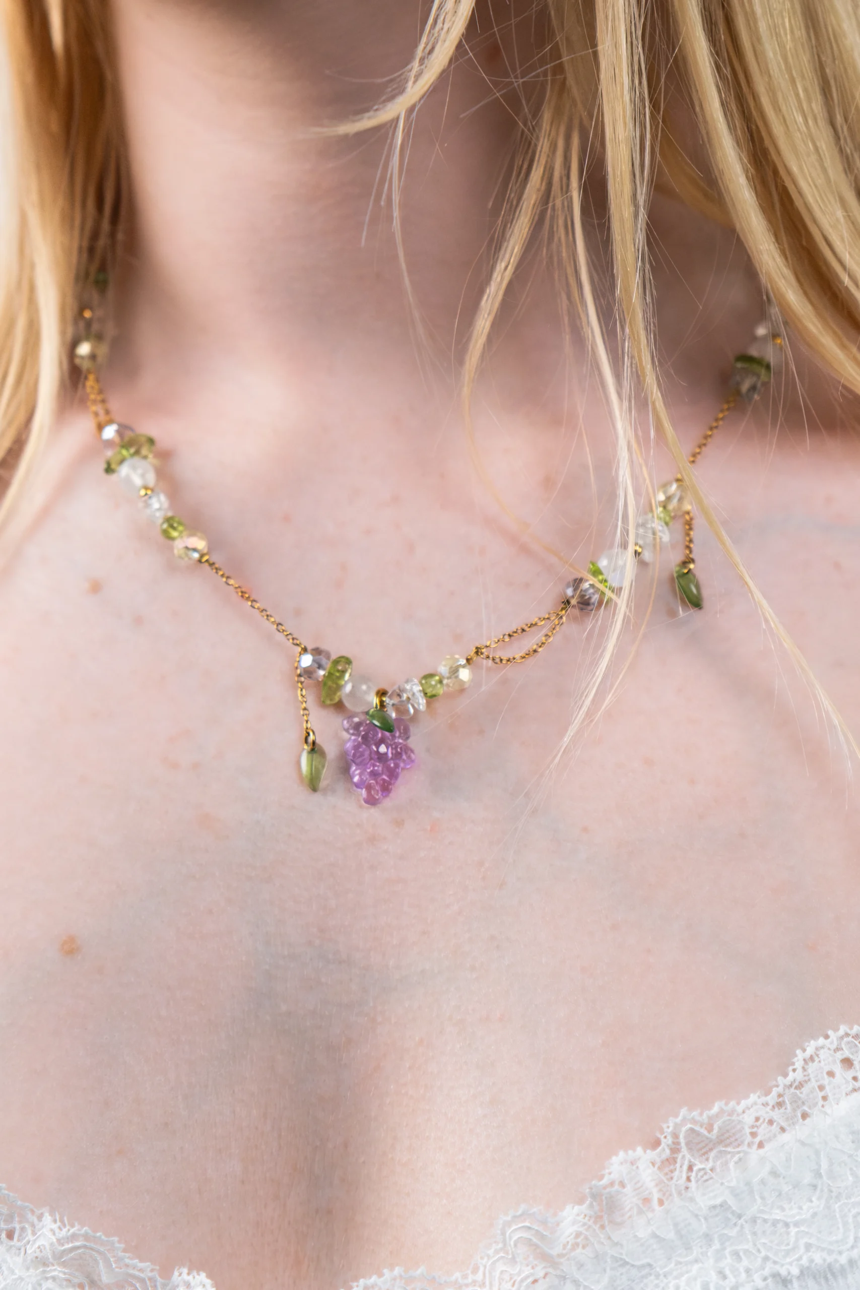 Collier Purple Grapes
