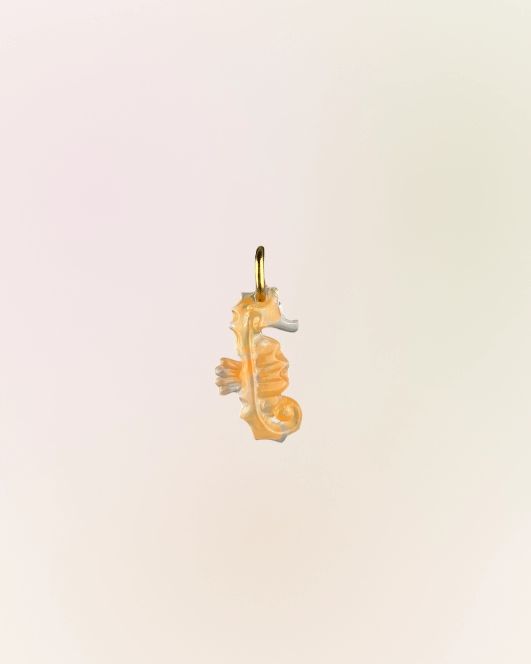 Charm été hippocampe orange