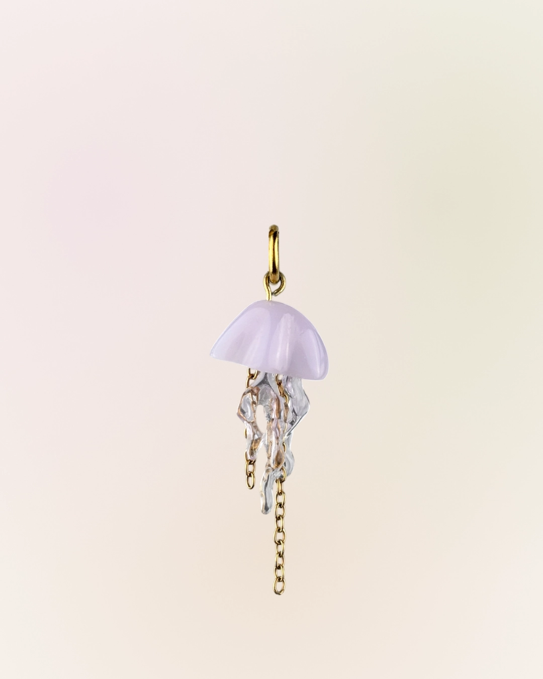 Charm été méduse lilas pastel