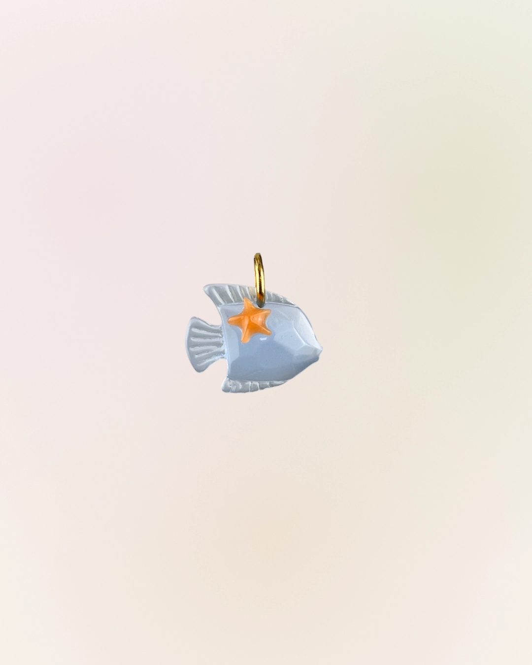 Charm été poisson étoile de mer bleu et orange tendance Zara larsson
