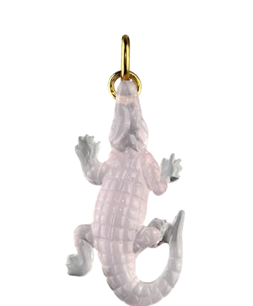 Charm crocodile rose