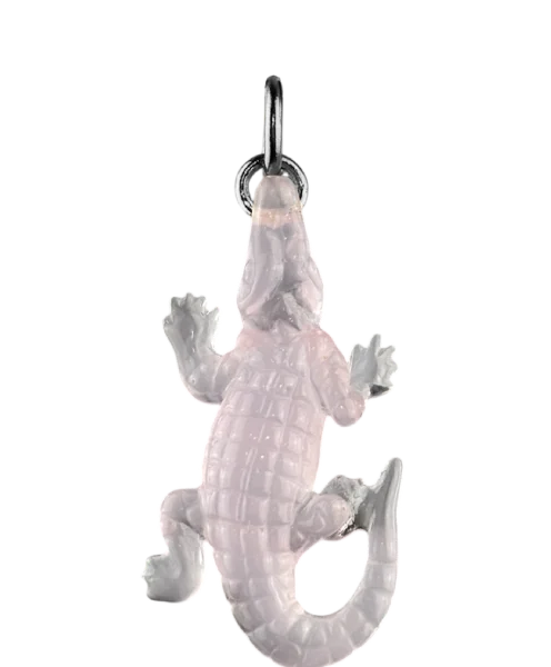 Charm crocodile rose