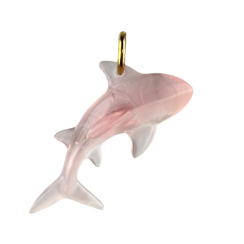 Charm requin rose