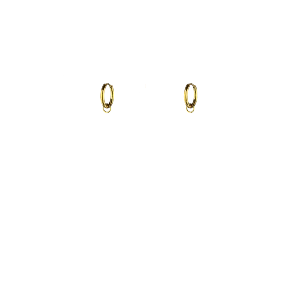 Paire de boucles d'oreilles créoles doré